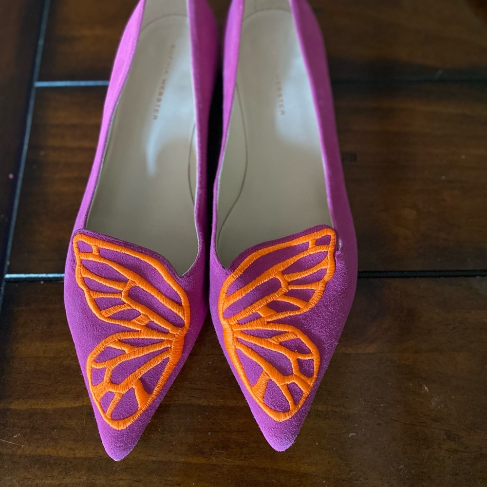 Sophia Webster butterfly sue flat shoes